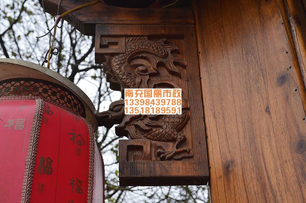 南充涼亭_涼亭頂上掛的燈籠細節(jié).jpg